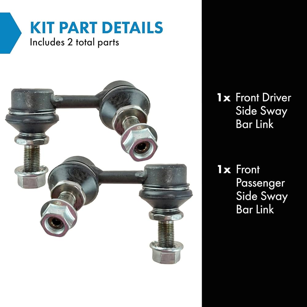 Amazon.com: TRQ Front Sway Bar Stabilizer Link Set Compatible with